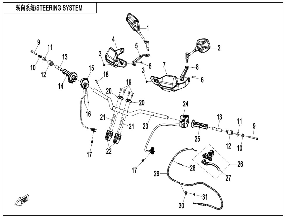 F10 Steering System